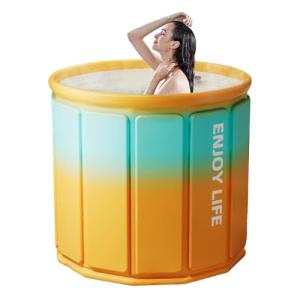 Shilanmei Bañera portátil plegable de hielo caliente de 7 c…