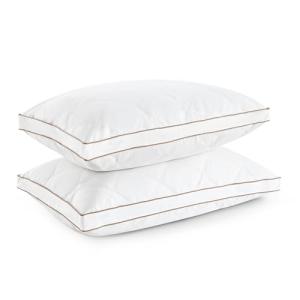 Deodar Almohadas de Plumas y Plumon 46x66x5cm | 2 Piezas Al…