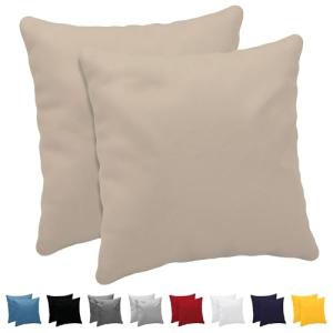 Dreamzie Funda Almohada 50x50 (Juego de 2) - Beige - para L…