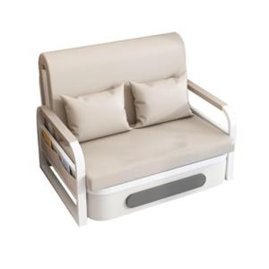 Moderno sofá biplaza pequeño blanco sofá cama reclinable pa…