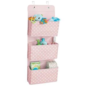 mDesign Organizador de armarios con 3 Bolsillos – Sistema d…