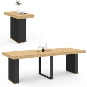 IDMarket – Mesa Consola extensible Eden 10 personas 235 cm…