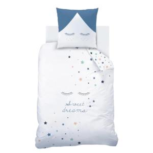 Stars Sweet Dreams Ropa de Cama para niñas y niños, Motivo…