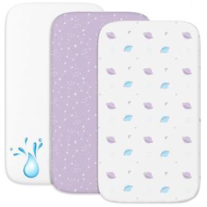 2 Sabanas Minicuna   1 cubrecolchon para minicunas para Beb…