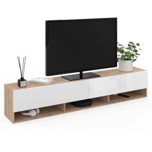 IDMarket Elio - Mueble para TV (180 cm, 2 puertas, estante,…