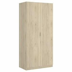 DEKIT GRUPO RIMOBEL Armario ropero 2 Puertas, Madera, Natur…