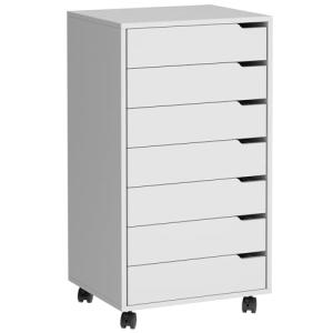 sogesfurniture Cajonera con 7 cajones, cajonera con ruedas,…