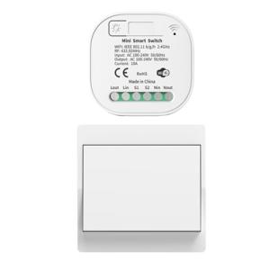 Cerhot 230V Interruptor inteligente WiFi Tuya, juego de int…