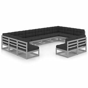 MOONAIRY Juego de Muebles de jardín 12 pzas, Muebles Jardin…
