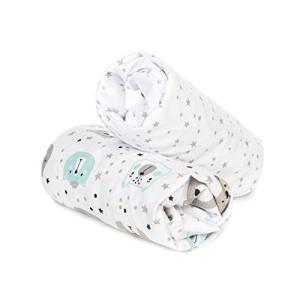 FlyIdeas Juego de 2 Sabanas Bajeras Ajustables, 100% Algodo…