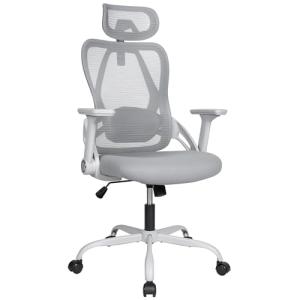 Silla Ergonómica de Oficina con Respaldo Transpirable y Apo…