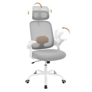 WOLTU Silla Oficina Ergonómica con Soporte Lumbar, Silla Es…