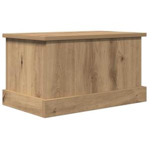 vidaXL Caja de almacenaje Madera ingeniería Roble Artisan 3…