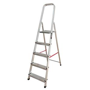 BTF - Escalera Tijera Plegable - 5 Peldaños en Aluminio - E…