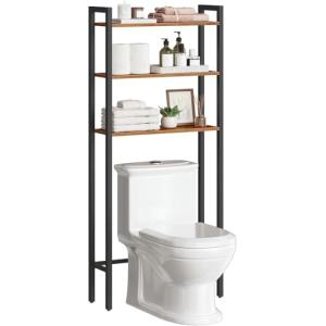 HOOBRO Estantería de Inodoro, Estante de Baño con 3 Estante…