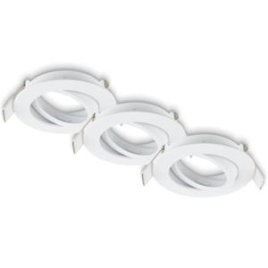 BRILONER - Pack de 3 Downlights LED techo empotrables, orie…