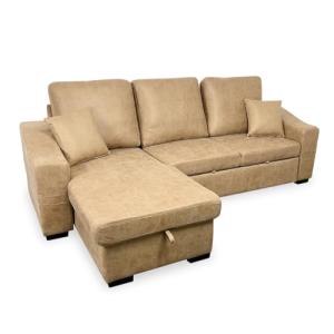 mattfy - Chaise Longue Sofá Cama con Arcón de Almacenaje Mo…