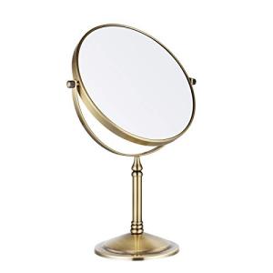Nicesail Espejo Maquillaje Oro Espejo Aumento x10/x1 Espejo…
