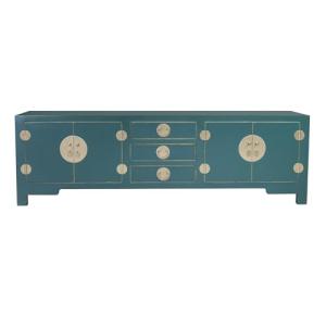 Fine Asianliving Mueble TV Chino Verde Azulado - Orientique…