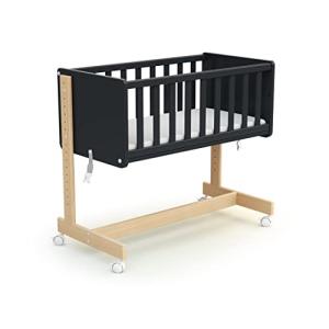 AT4 - Cuna colecho bebé evolutiva CONFORT madera - Gris gra…