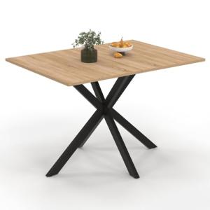 IDMarket – Mesa de comedor rectangular Alix 6 personas Pie…