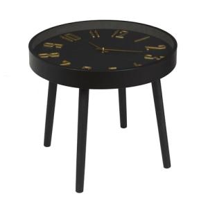 HOME DECO FACTORY Mesa de Reloj silencioso salón 50 cm, Mar…