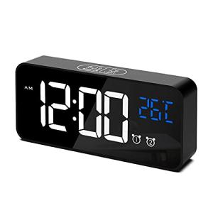 CHEREEKI Reloj Despertador Digital, Despertador Alarma Dual…