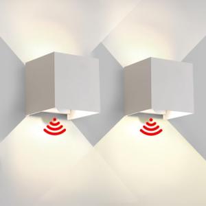 Mille Lucciole 2 Piezas Aplique de Pared Exterior con Senso…