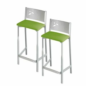 ASTIMESA TACCVE Dos Taburetes Altos de Cocina Asiento 60 cm…