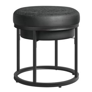SONGMICS HOME Luiz Colección - Taburete Redonda, Banco de M…