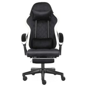 NEW LEADER Silla Gaming Ergonómica con Reposapiés, Respaldo…