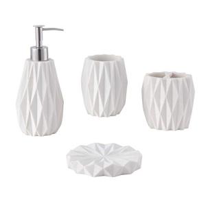 ZCCZ Juego Completo de Accesorios de baño, Set de 4 Piezas…