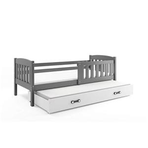 Interbeds Cama Nido Jacob, Color Gris, 190x80, con somieres…