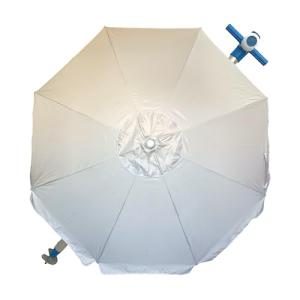 Sombrilla 240 cm Tela de poliéster con Protección Solar UPF…