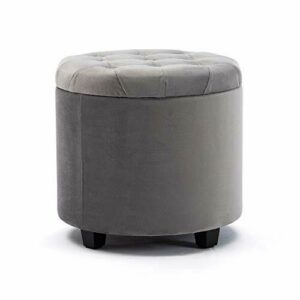 HNNHOME - Puf reposapiés/otomano con almacenamiento, 45 m,…