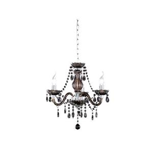 Reality R11073002 Candelabro, Cromo/Negro, 150 x ø 46 cm