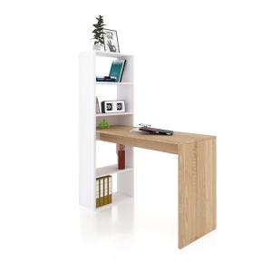 duehome | Escritorio Juvenil con Estanteria Reversible, Mes…