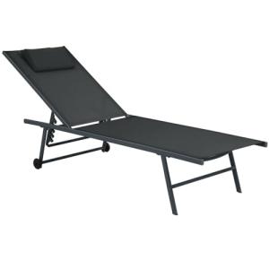 Acomoda Textil – Tumbona de Jardín Plegable y Reclinable en…