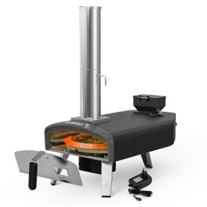 Mimiuo Horno de Pellets para Pizza de Exterior, Horno de Pi…