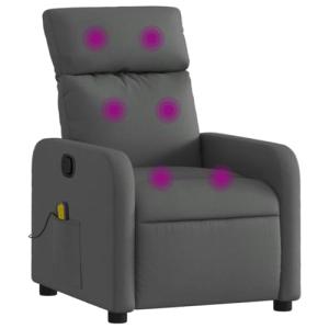 vidaXL Sillón de Masaje Reclinable, Silla con Respaldo Repo…