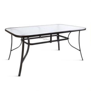 THE SECRET HOME - Mesa Rectangular de Metal con Base de Cri…