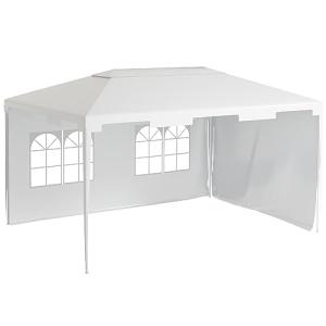 Outsunny Carpa de Jardín 4x3 m Cenador Desmontable Exterior…