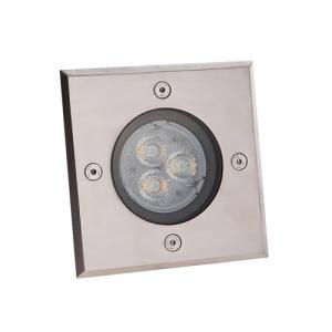 LED Foco de suelo empotrado 'AVA' (Moderno) en Gris hecho d…