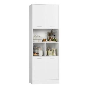 FirFurd 180cm Armario Baño Alto, Mueble de Baño, Mueble Col…