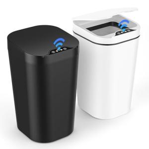Gaethra 2 Papelera Baño Pequeña, Scubo de Basura con Sensor…