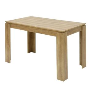 FURNITABLE Mesa de comedor, mesa de cocina de madera, estil…