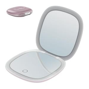 Espejo de Maquillaje con Luz LED - Portátil Espejo de Bolsi…