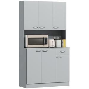 HOMCOM Alacena de Cocina Mueble Auxiliar de Cocina Alta con…