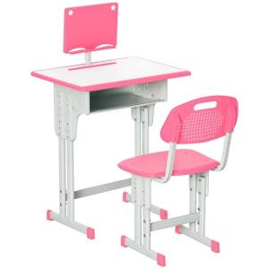 HOMCOM Juego de Escritorio y Silla para Niños de 6-12 Años…