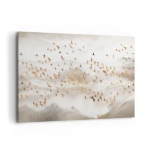 Cuadros Decoracion Salon Aves Oro Minimalismo Lienzos decor…